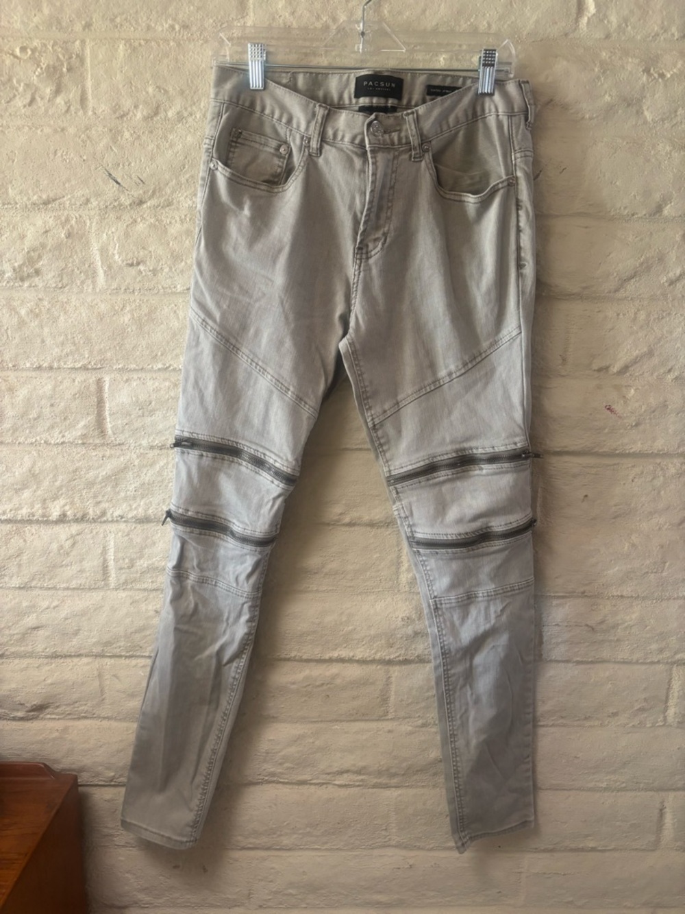 PACSUN Stacked Skinny Jeans-Y2K-30/30